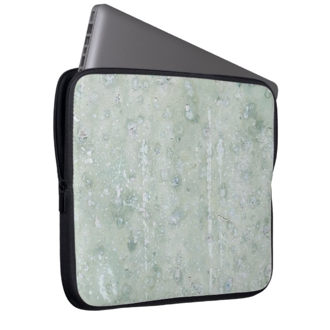 White and Gray Abstract Painting Laptop Sleeve (Front Right)