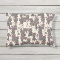 White and gray cats pattern