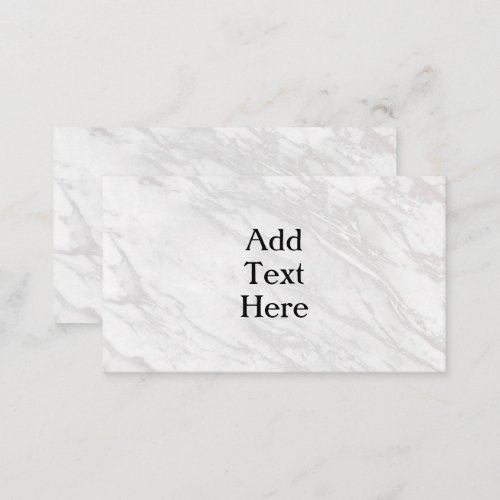 White and Gray Marble Enclosure Card