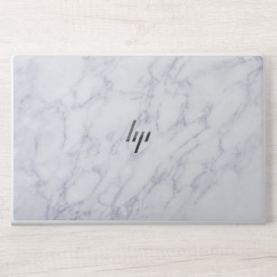  White and gray marble HP EliteBook 850  Laptop Skin