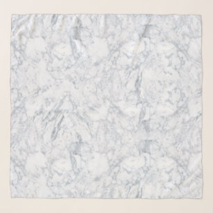 White and Gray Marble Scarf