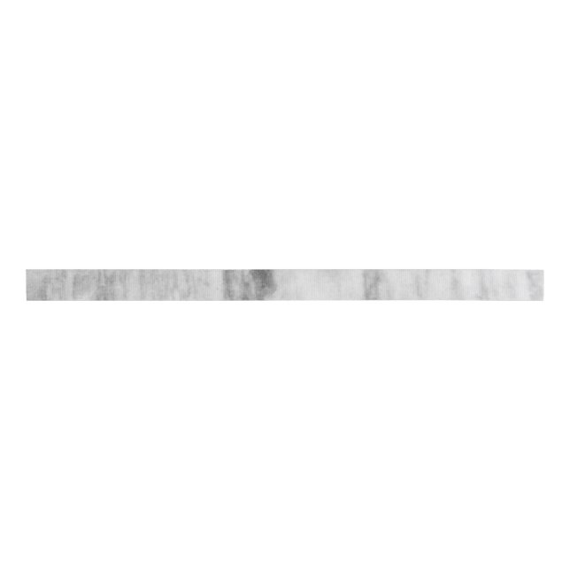 White And Gray Marble Texture Pattern Grosgrain Ribbon (Front)