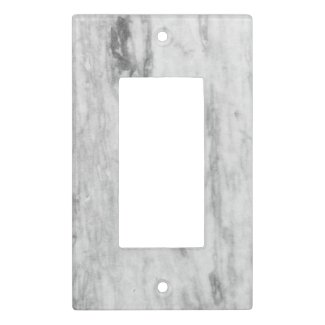 White And Gray Marble Texture Pattern Light Switch Cover