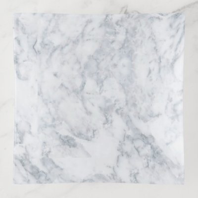 White and Gray Marble Trinket Tray