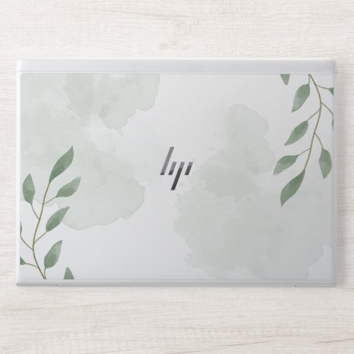 white and green leaf marble HP EliteBook 840 G5G6 HP Laptop Skin