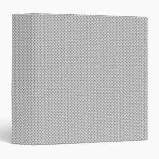 White and Grey Carbon Fiber Graphite 3 Ring Binder