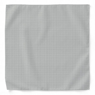 White and Grey Carbon Fiber Graphite Bandana