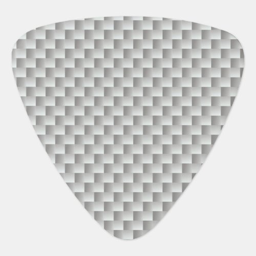 White and Grey Carbon Fiber Graphite Guitar Pick