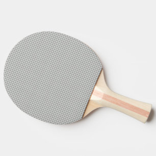 White and Grey Carbon Fiber Graphite Ping-Pong Paddle