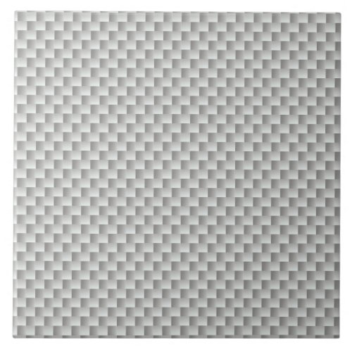 White and Grey Carbon Fiber Graphite Tile