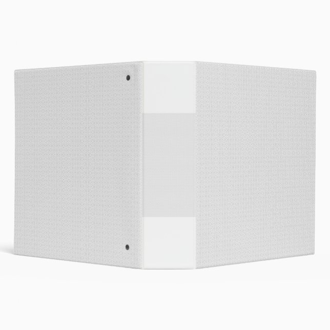 White and grey geometric pattern with interlocking 3 ring binder (Background)