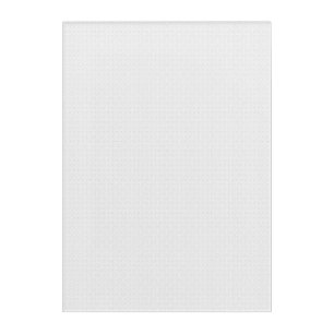 White and grey geometric pattern with interlocking acrylic print