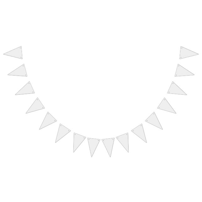 White and grey geometric pattern with interlocking bunting flags (All)