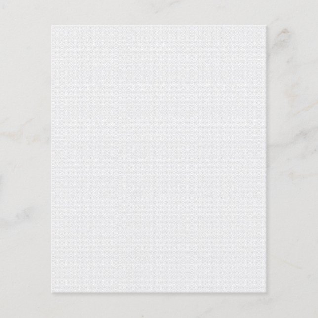 White and grey geometric pattern with interlocking flyer (Front)