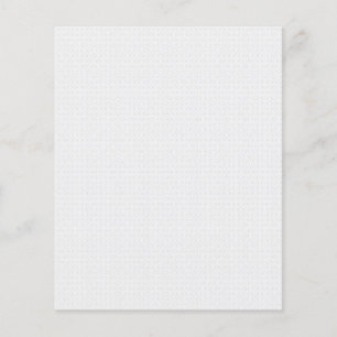 White and grey geometric pattern with interlocking flyer