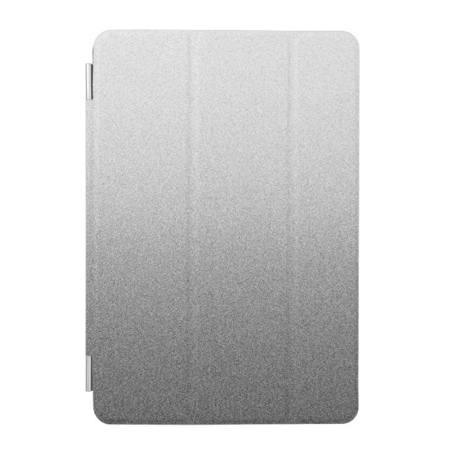 White and Grey Glitter  iPad Mini Cover (Front)