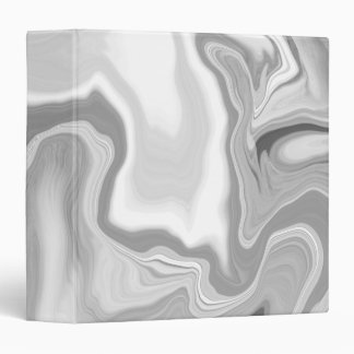 White and Grey Marble Modern Binder