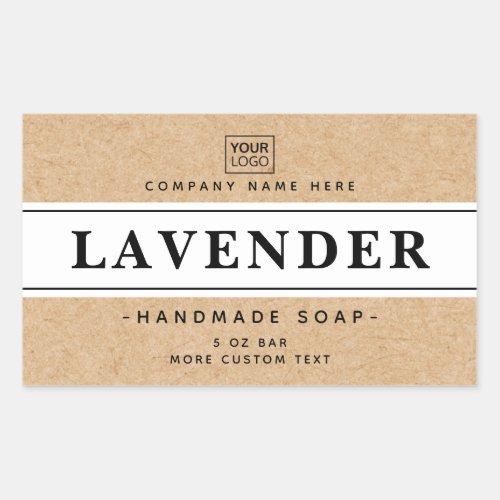White and Kraft paper look elegant product labels
