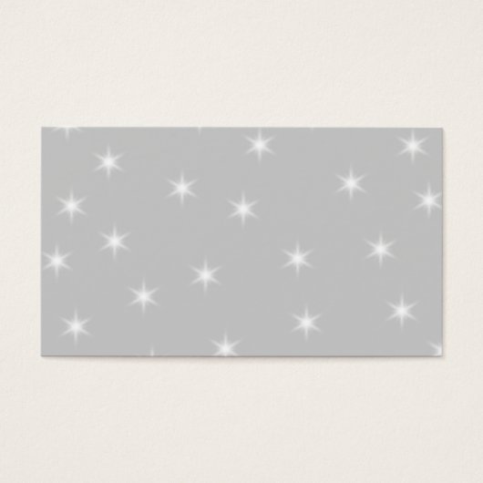 White and Light Gray Star Pattern. (Front)