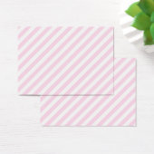 White and Light Pink Stripes. (Desk)