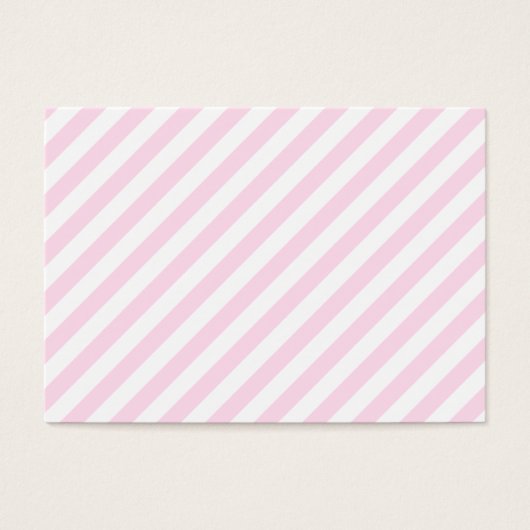White and Light Pink Stripes. (Front)