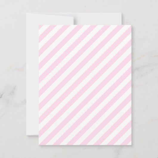 White and Light Pink Stripes. (Front)