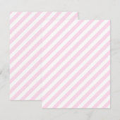 White and Light Pink Stripes. (Front/Back)