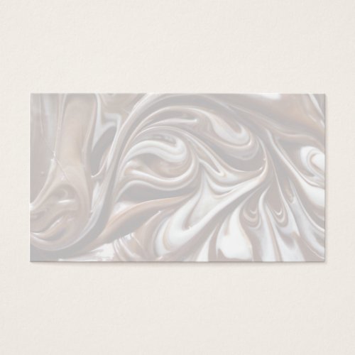 white and milk chocolate business card template