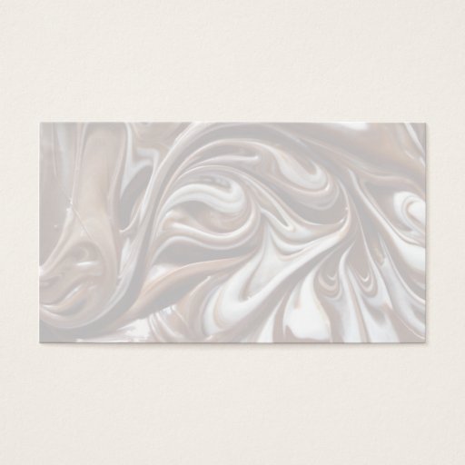 Customizable white and milk chocolate business card template