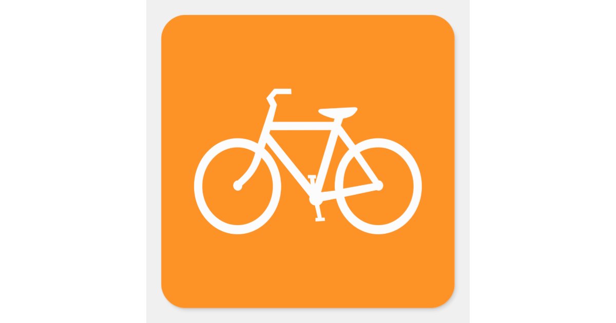 orange bike decals