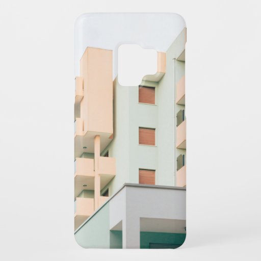 WHITE AND PINK CONCRETE BUILDING Case-Mate SAMSUNG GALAXY S9 CASE