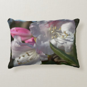 White and Pink Flowers Pillows