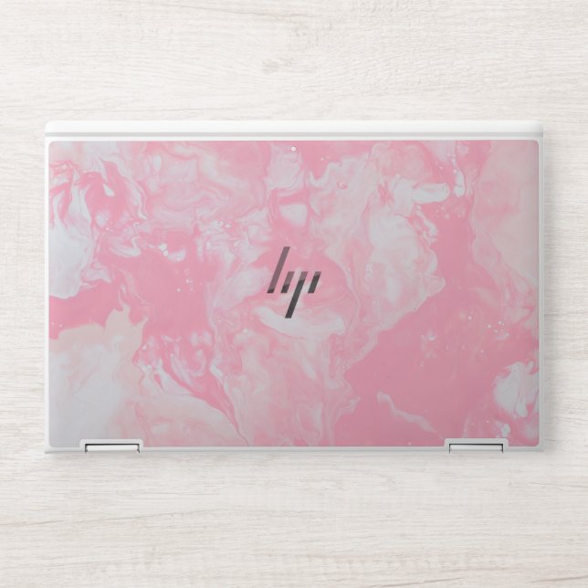 White And Pink HP EliteBook X360 1030 G3/G4 HP Laptop Skin (Front)