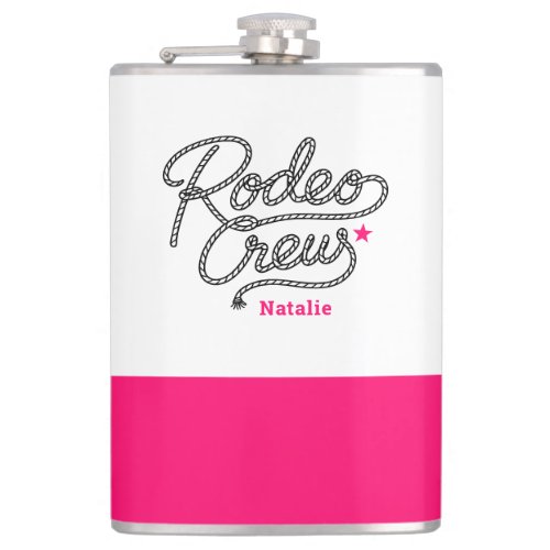 White and Pink Rodeo Crew Western Bachelorette