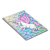White and Pink Unicorn Notebook (Right Side)