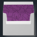 White and Purple Calla Lily Wedding Return Address Envelope<br><div class="desc">Create your own white and purple calla lily wedding invitations using an elegant DIY template that is easily personalized with your custom return address. The floral design illustrated by Raphaela Wilson depicts 2 watercolor calla lilies with greenery leaves and rustic string light sparkles. Add your name in a beautiful handwritten...</div>
