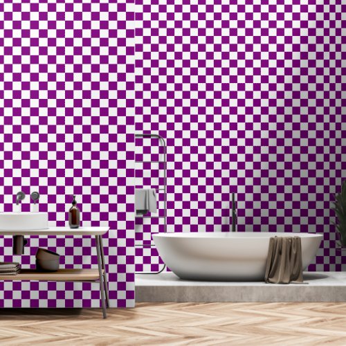 White and purple color peel and stick wallpaper 