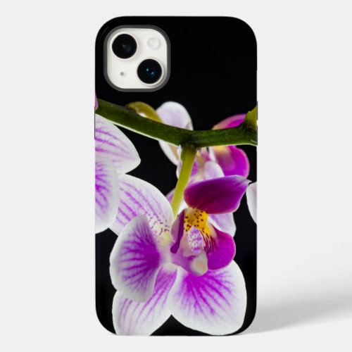 White and purple orchid Case_Mate iPhone 14 plus case