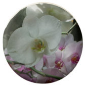 White and Purple Orchids Chocolate Dipped Oreo (Front)