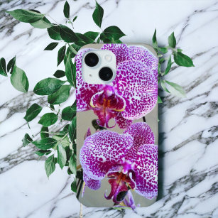 White and Purple Orchids   Close-Up Photography Case-Mate iPhone 14 Pro Max Case