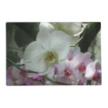 White and Purple Orchids Placemat
