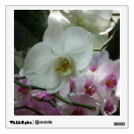 White and Purple Orchids Wall Sticker