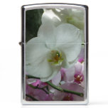 White and Purple Orchids Zippo Lighter