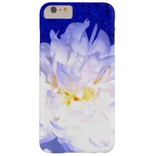 White and purple peony photo barely there iPhone 6 plus case