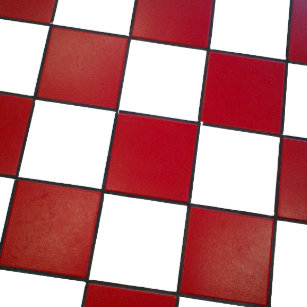 Red And White Checkered Art Wall Décor Zazzle White And Red Checkered Floor Canvas Print