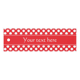 White and Red Polka Dot Ruler