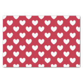 Valentine's Day Red Hearts Tissue Paper