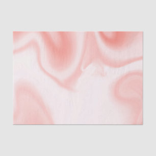 White and rose-gold soft marble swirls tissue paper