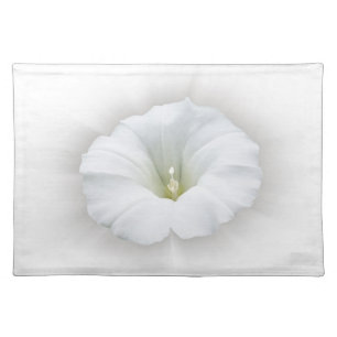 white and shades of gray cloth placemat