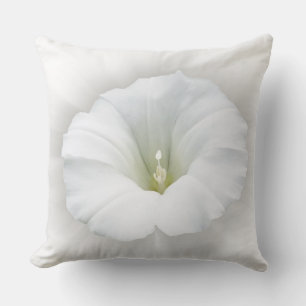 white and shades of gray throw pillow
